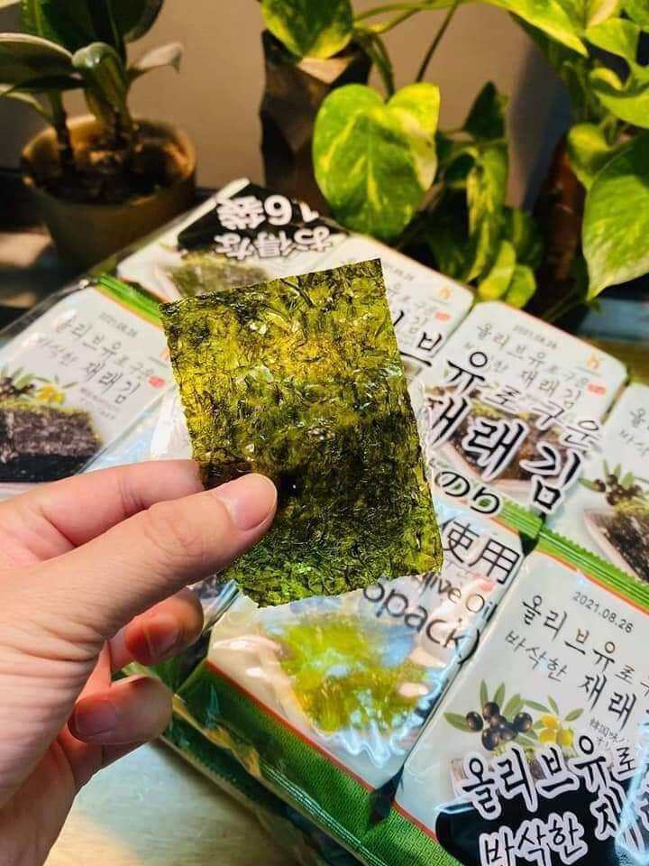 LỐC 16 GÓI SNACK RONG BIỂN ĂN LIỀN HÀN QUỐC