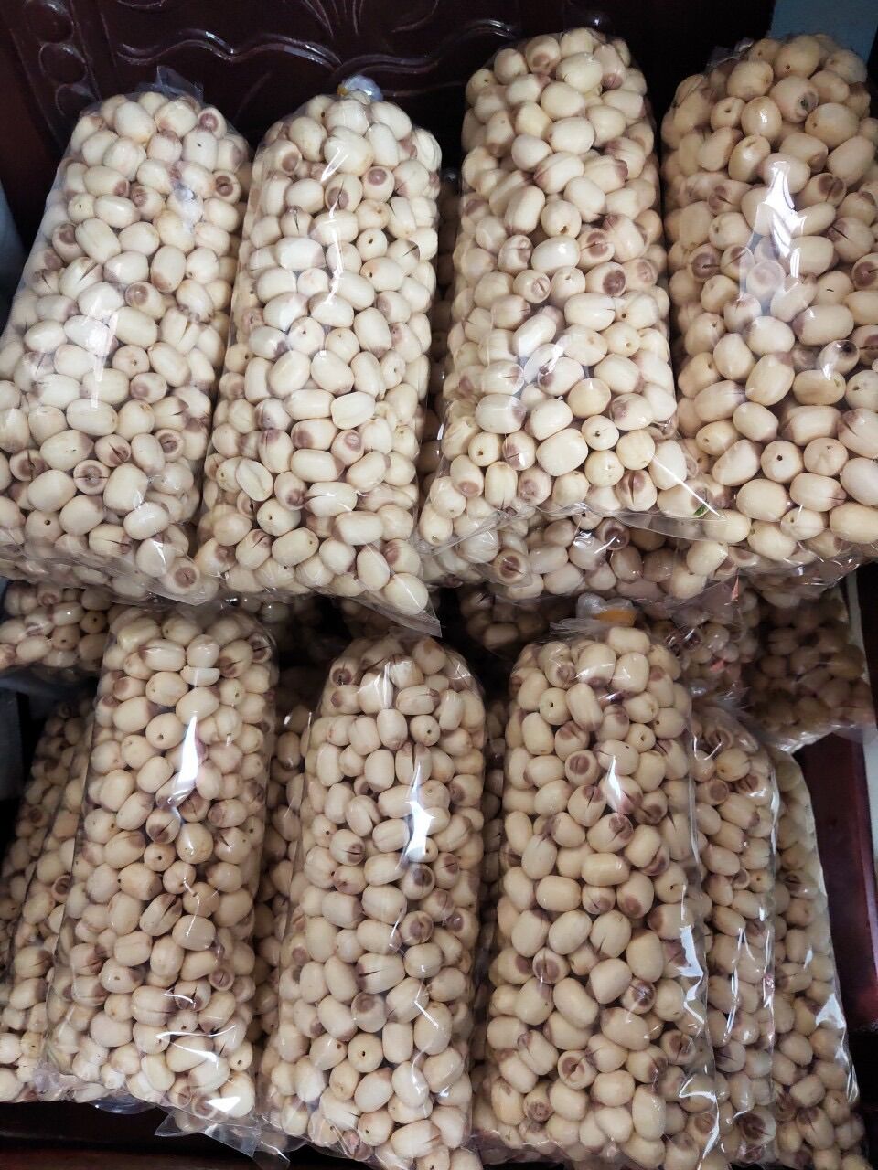 Hạt sen tươi Đồng Tháp