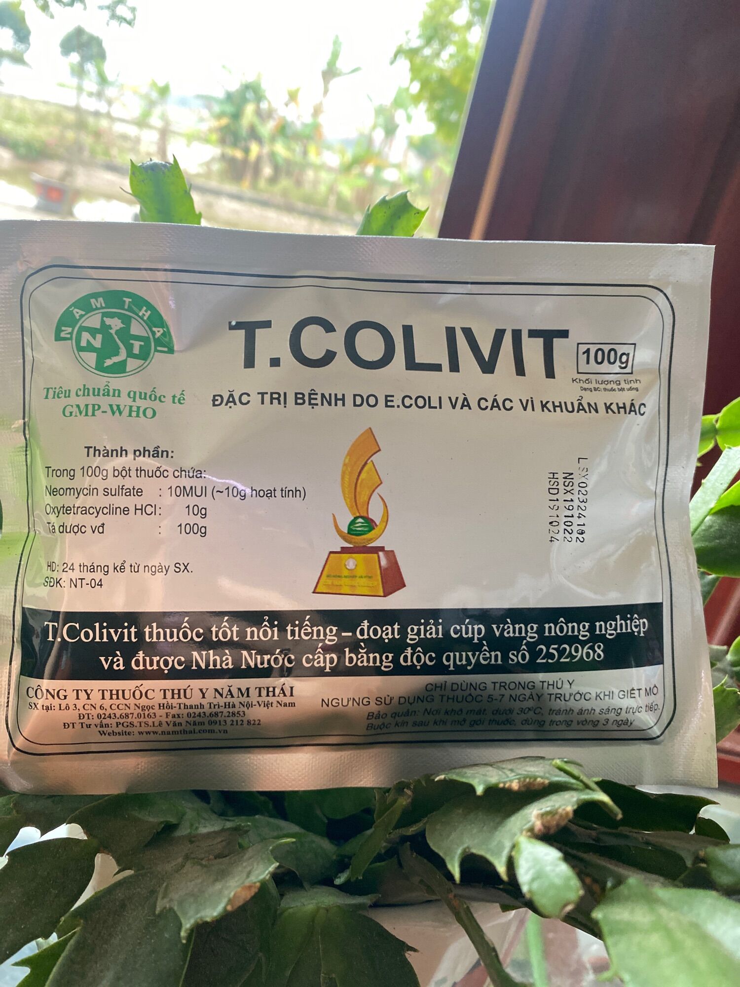 100g TCOLIVIT - ECOLI - NHIỄM KHUẨN KHÁC