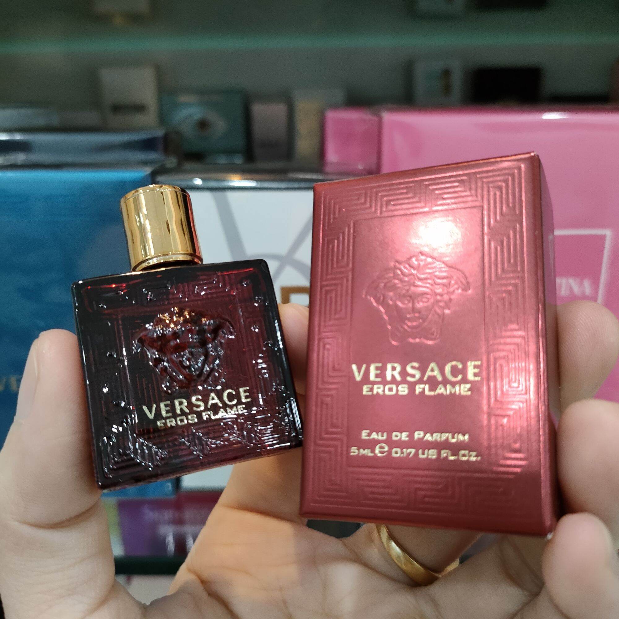 Nước hoa mini Versace Eros Flame edp 5ml - Italy