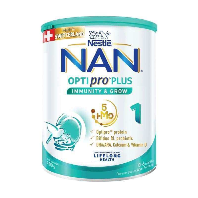 Combo 12 lon nan optipro plus 1 400g cho bé 0-6 tháng tuổi