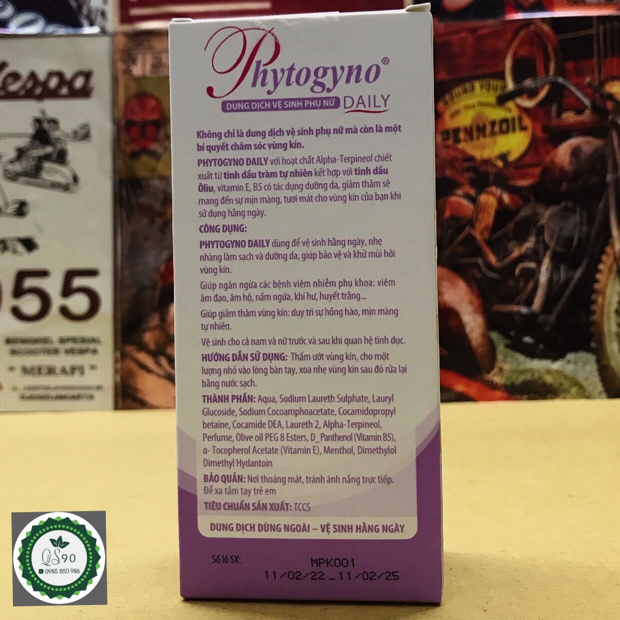 Dung Dịch VS Phụ Nữ Phytogyno màu tím 100ml