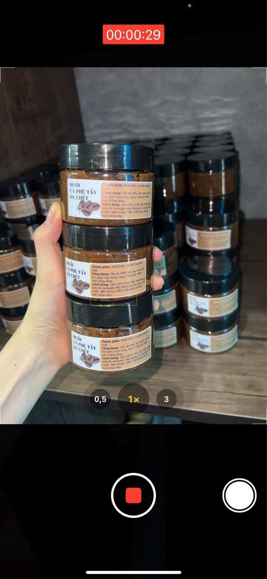 Muối tẩy tế bào chết cà phê (sỉ 3hộp) minhdang19