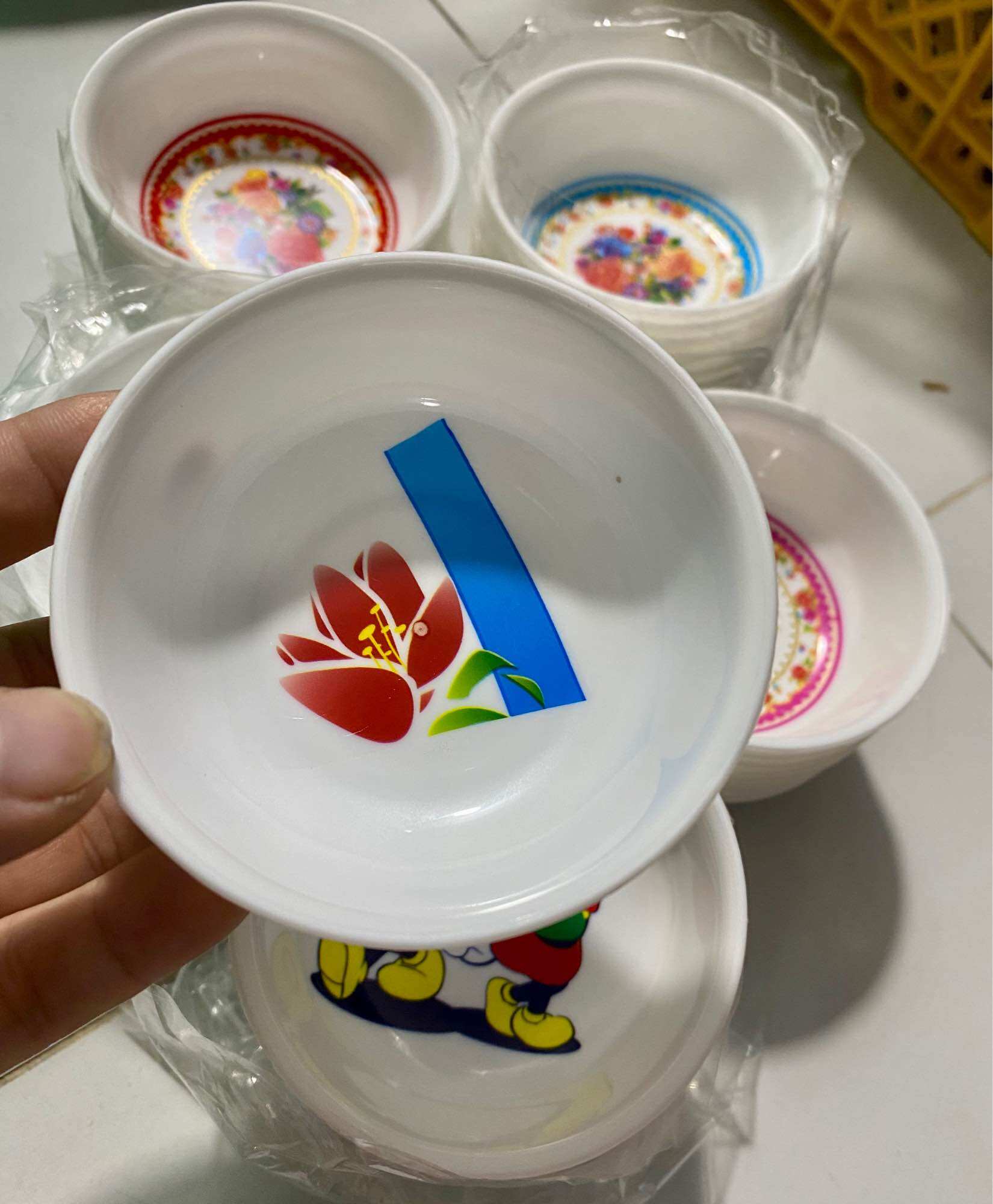 🍵 Set 10 CHÉN Nhựa, Đựng NƯỚC CHẤM (Miệng: 8cm)