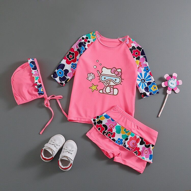Đồ bộ bơi in hình Hello Kitty
