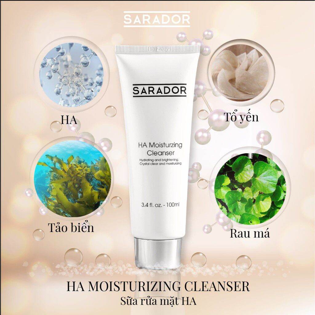 [Hcm]Sữa Rửa Mặt Dưỡng Ẩm Ha Moisturzing Cleanser Giúp Dưỡng Ẩm Trắng Da.