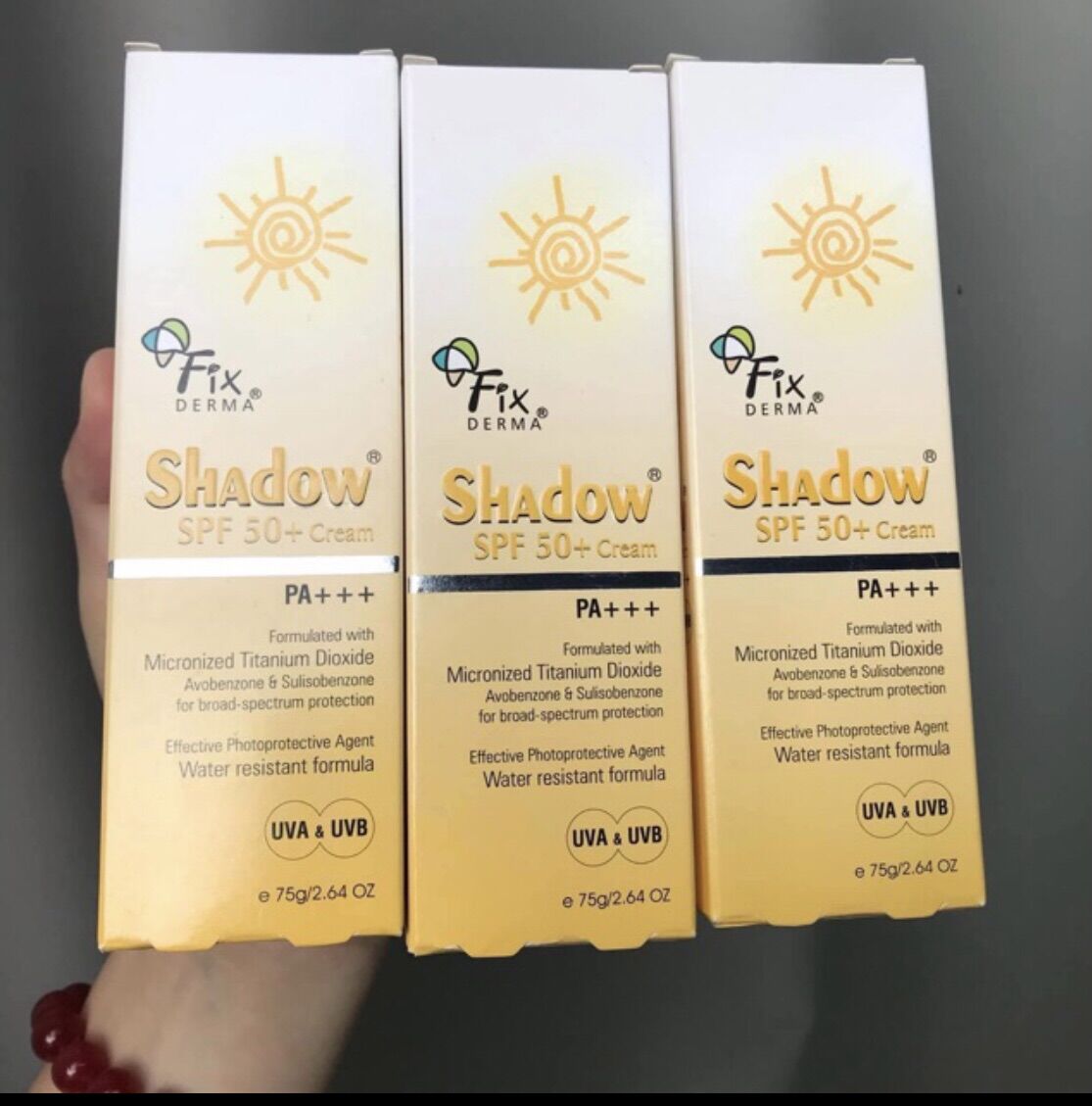 Kem chống nắng Fixderma Shadow SPF 50 Cream 75G
