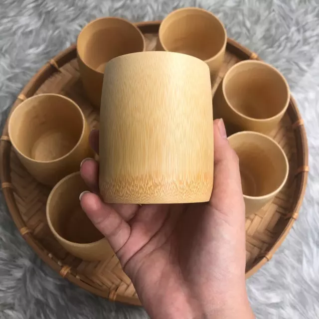 Ly/cốc tre hàng xuất khẩu cao 10, 12 cm