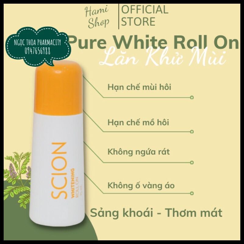 ✅ Lăn Khử Mùi Scion - Khử Mùi Hôi Nách Suốt 24H