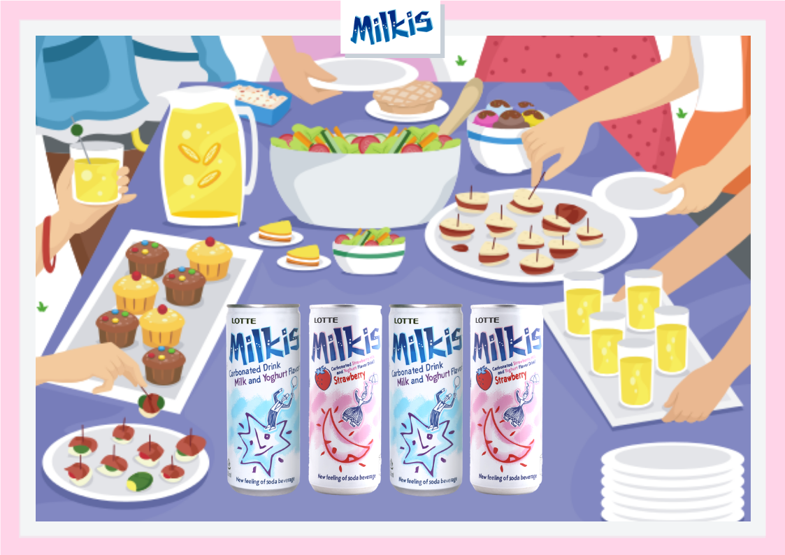 Nước soda Milkis Hàn Quốc lon 250ml