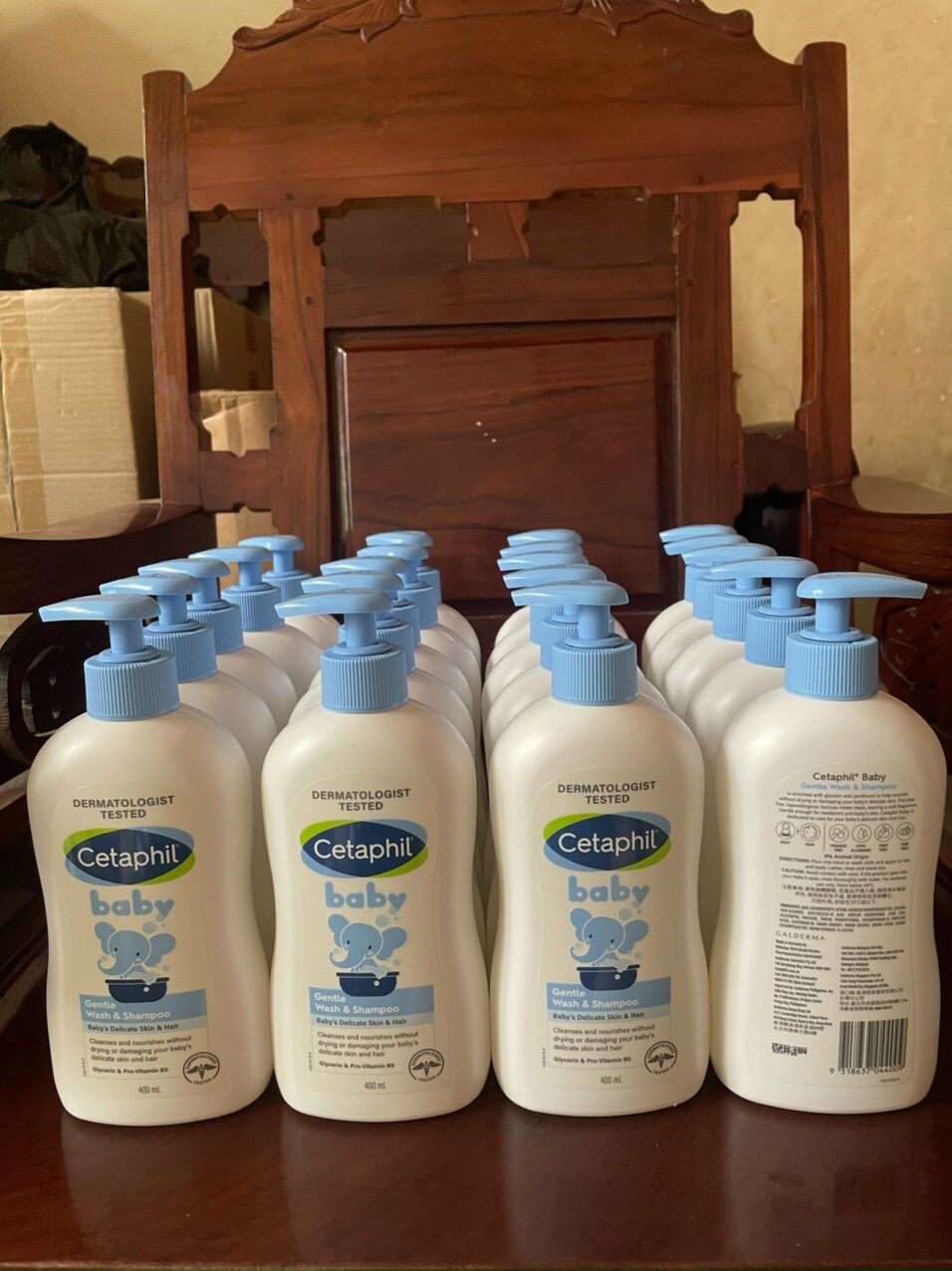 Tắm Gội Cetaphil 400ml Dành Cho Trẻ Sơ Sinh Xuất Xứ Đức (Nhập Khẩu Úc)