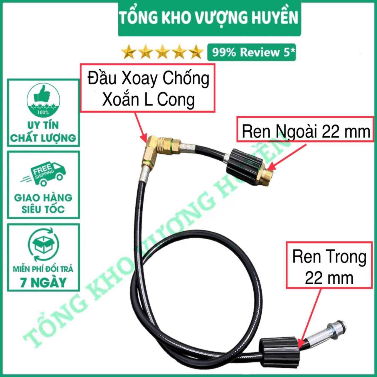 Bộ dây dẫn thay thế trong bộ rulo quấn dây loại chống xoắn L cong