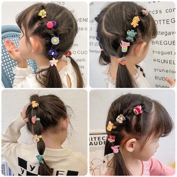 Hộp dây buộc tóc 30 chi tiết