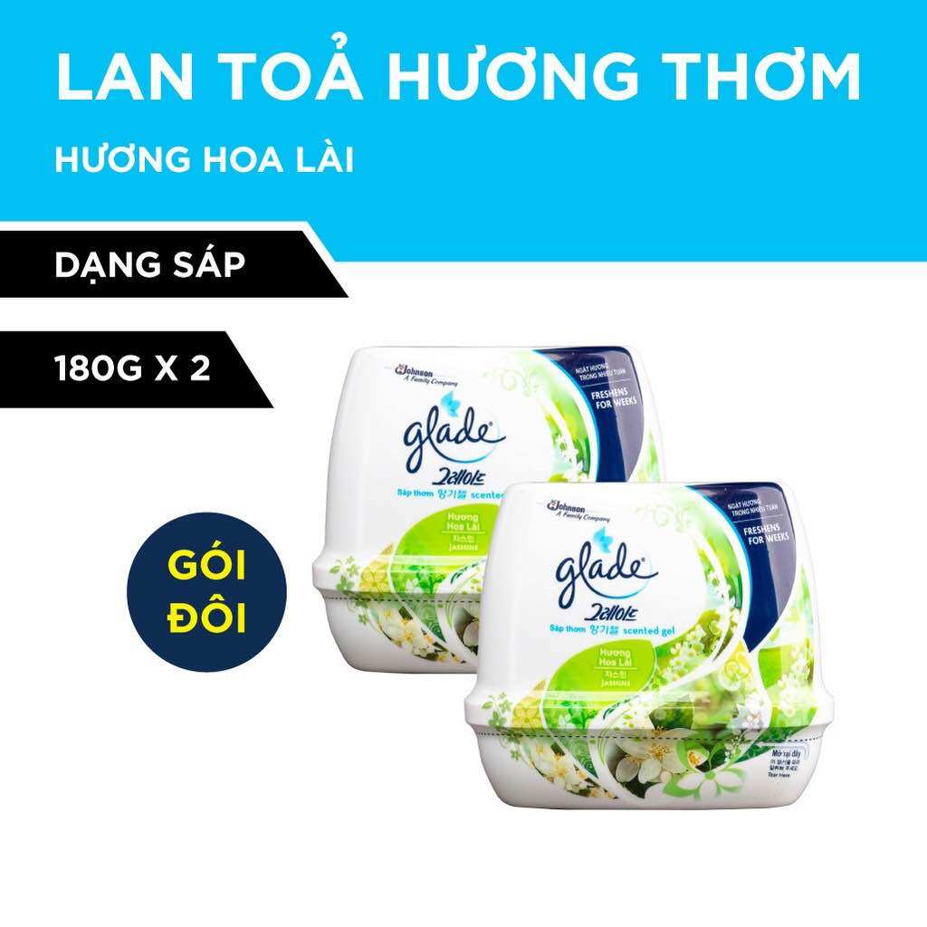 Combo 2 cục sáp thơm phòng Glade nhập khẩu Thái Lan