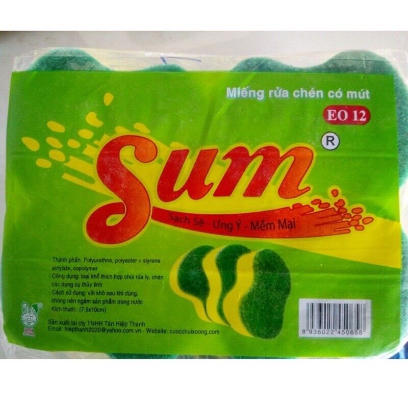 miếng cọ rửa bát, xoong nồi đa năng