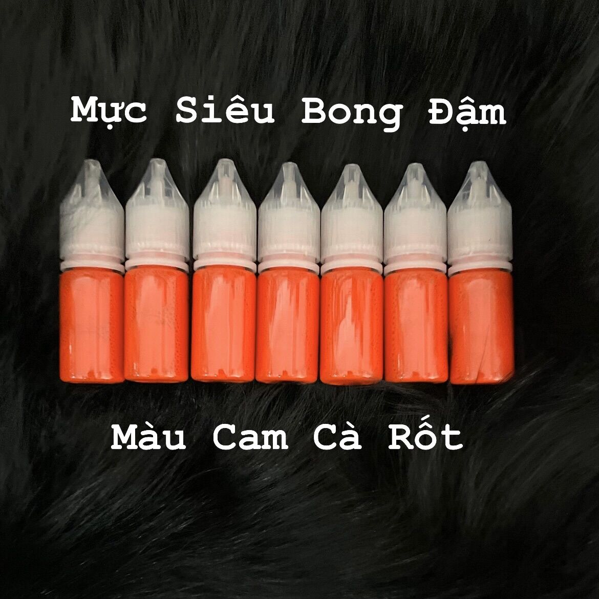 Mực bong đậm - Màu cam cà rốt