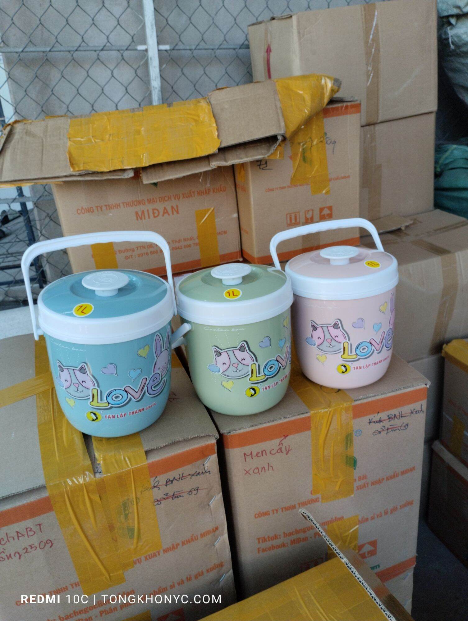 Bình đá mini 1l giữ nhiệt tân lập thành hot trend