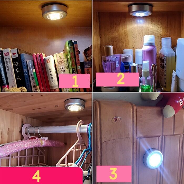 Đèn led bóng tròn dùng pin aaa - đèn góc học tập