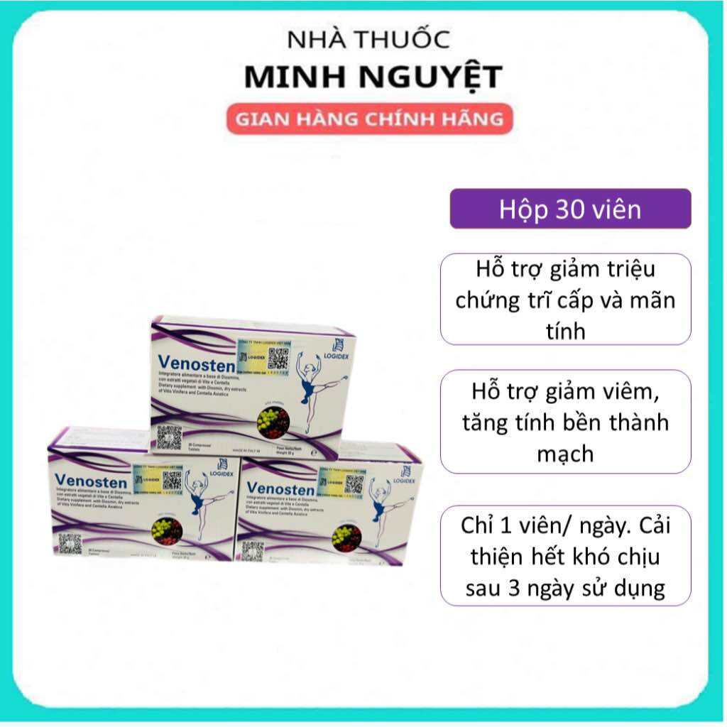 VENOSTEN - GIẢM NGAY CÁC TRIỆU CHỨNG GIÃN TĨNH MẠCH,TRĨ