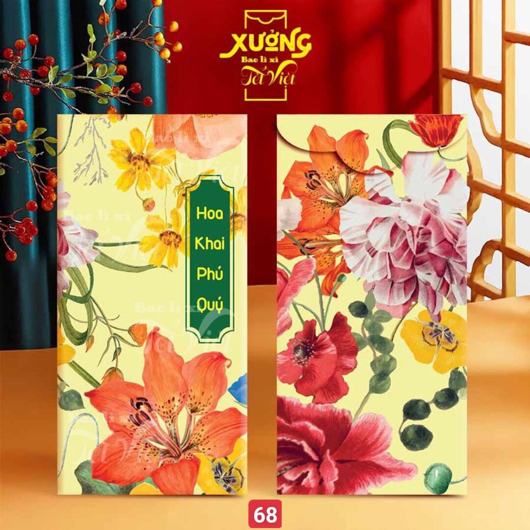 Túi 10 cái]lì xì đẹp tết 2024 cute dễ thương được chọn mẫu