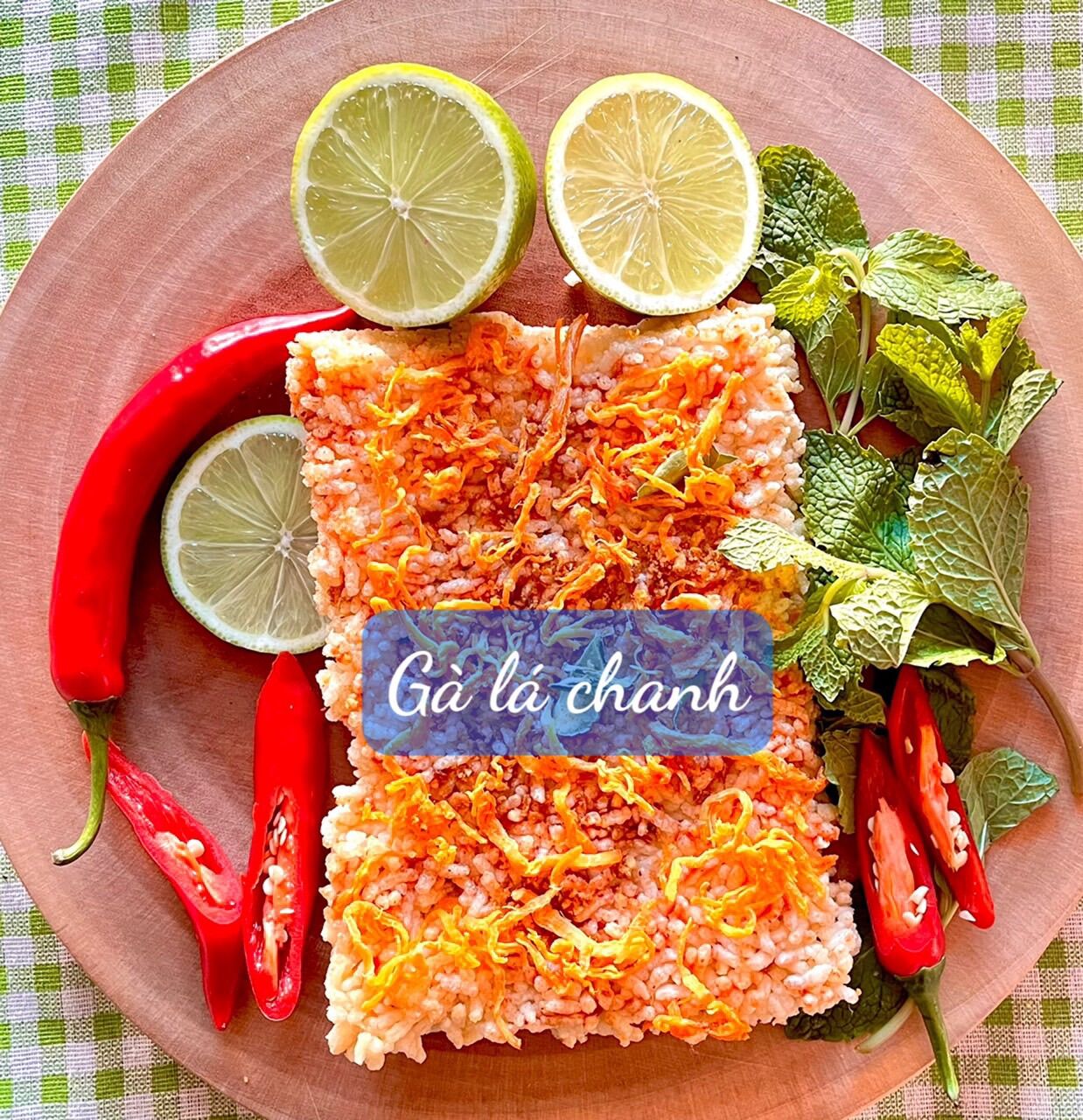 Cơm Cháy Vị Khô Gà Lá Chanh 100g