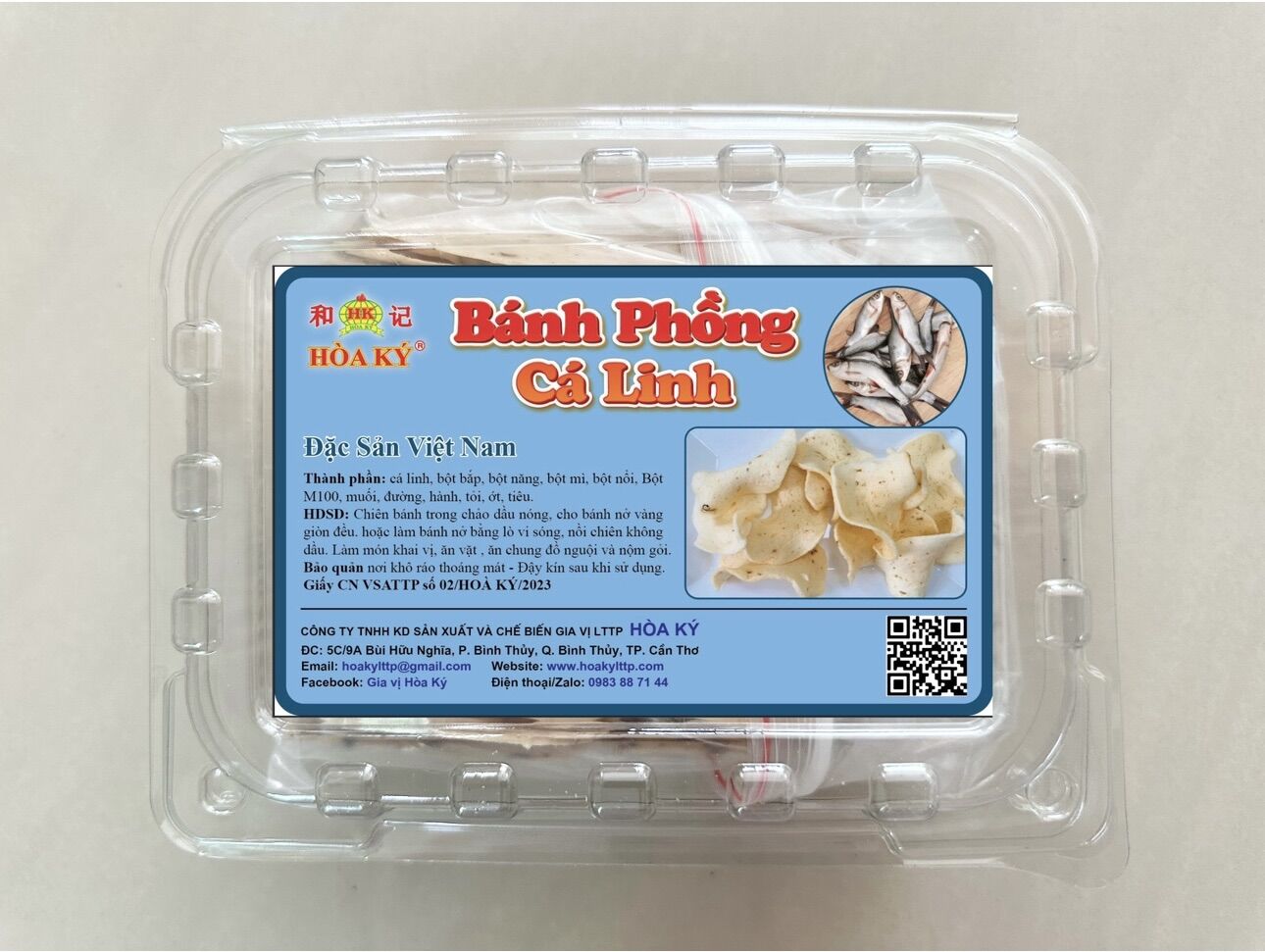 Bánh Phồng CÁ LINH (500gr x 2hộp)