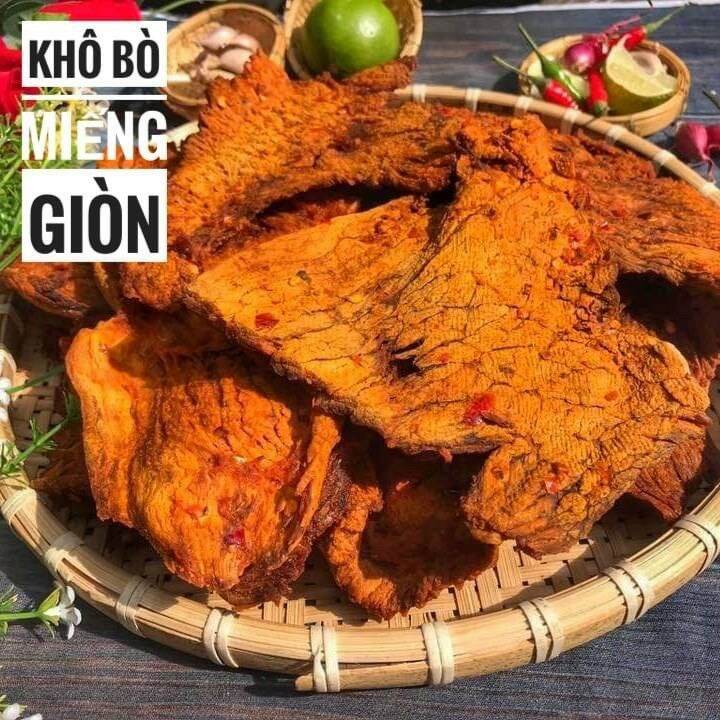 Khô bò giòn miếng lớn 500gr