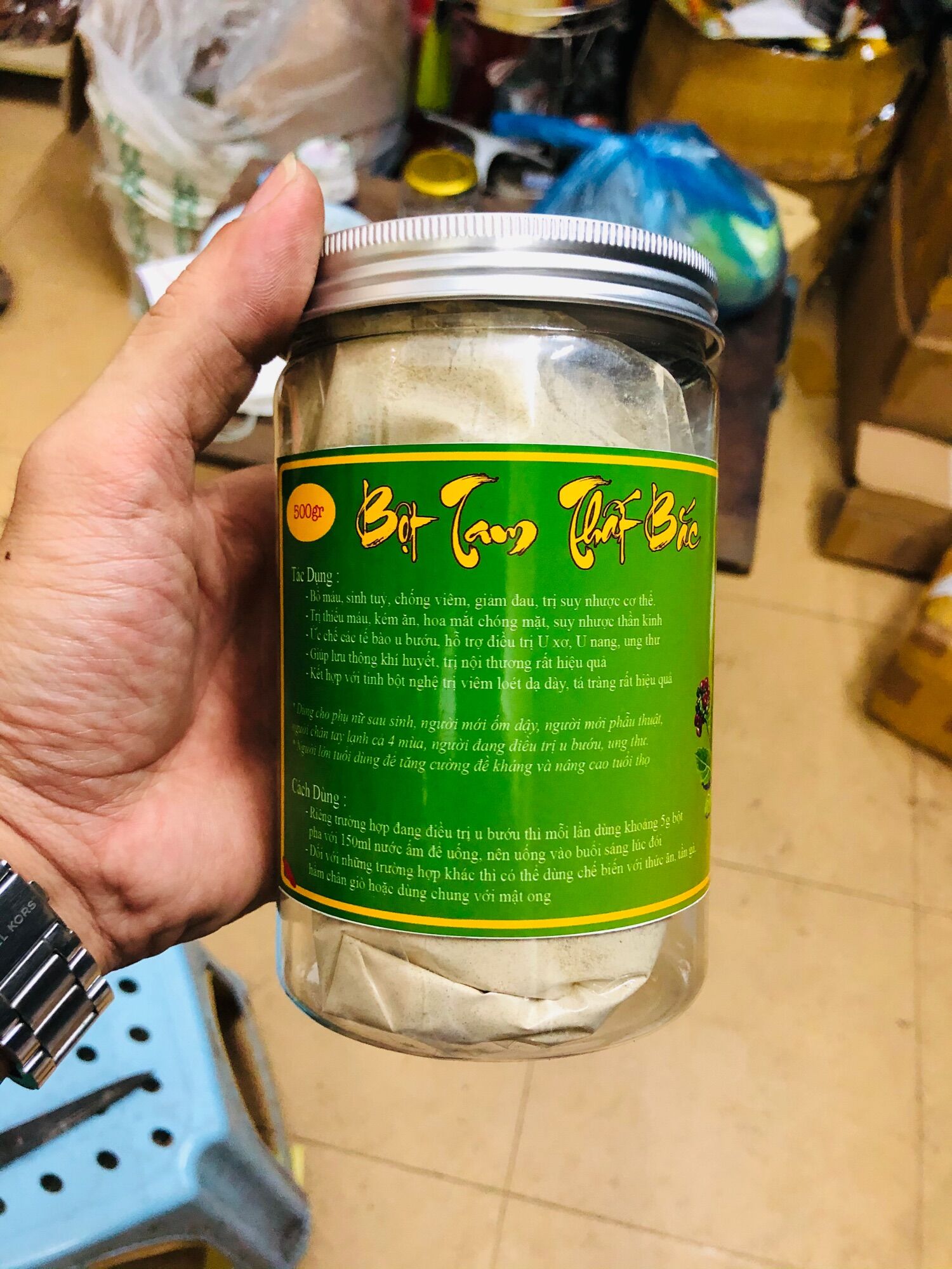 Bột tam thất bắc loại 35 củ/500gr
