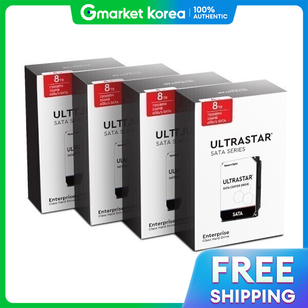 WD | Sandol Wus721010Ale6L4 4Pack Ultrastar Hdd 10Tb Dc Hc330 3-Year Warranty Wus721010Ale6L4 Giá 57,448,200 Đồng*Miễn phí vận chuyển