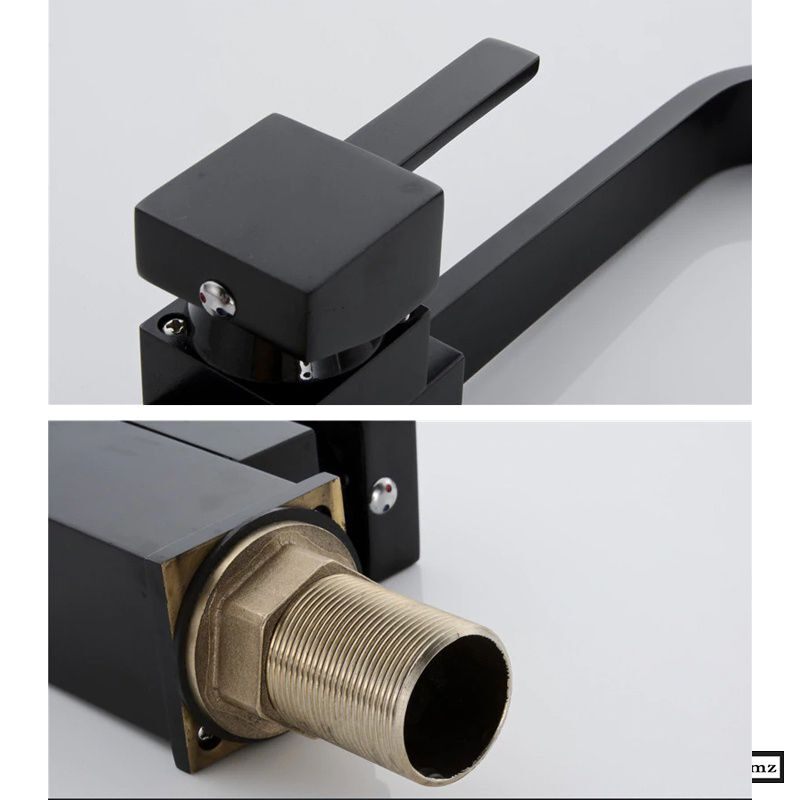 Vòi rửa chén nóng lạnh Inox 304 đen
