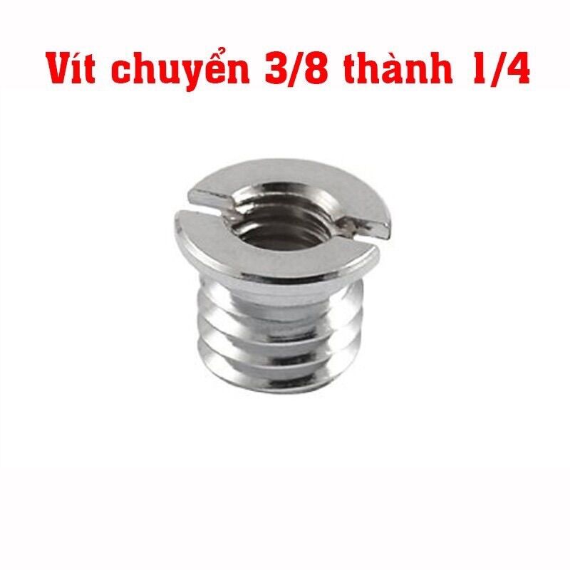 Ốc chuyển đổi ren cái 1/4 qua ren 3/8