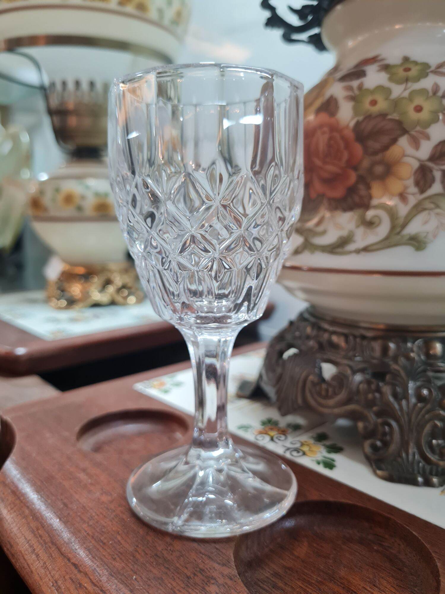 Set ly bình decanter bằng pha lê Bohemia