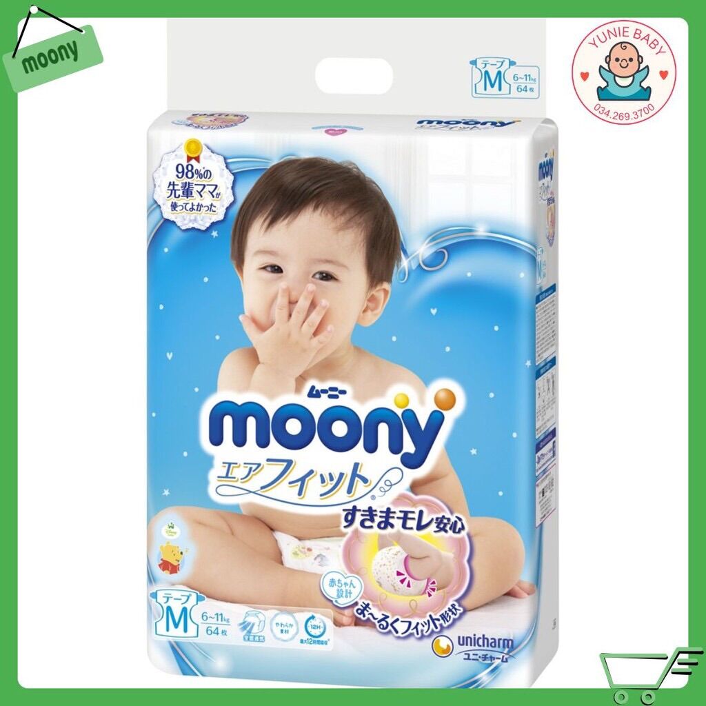 Tã dán moony m58