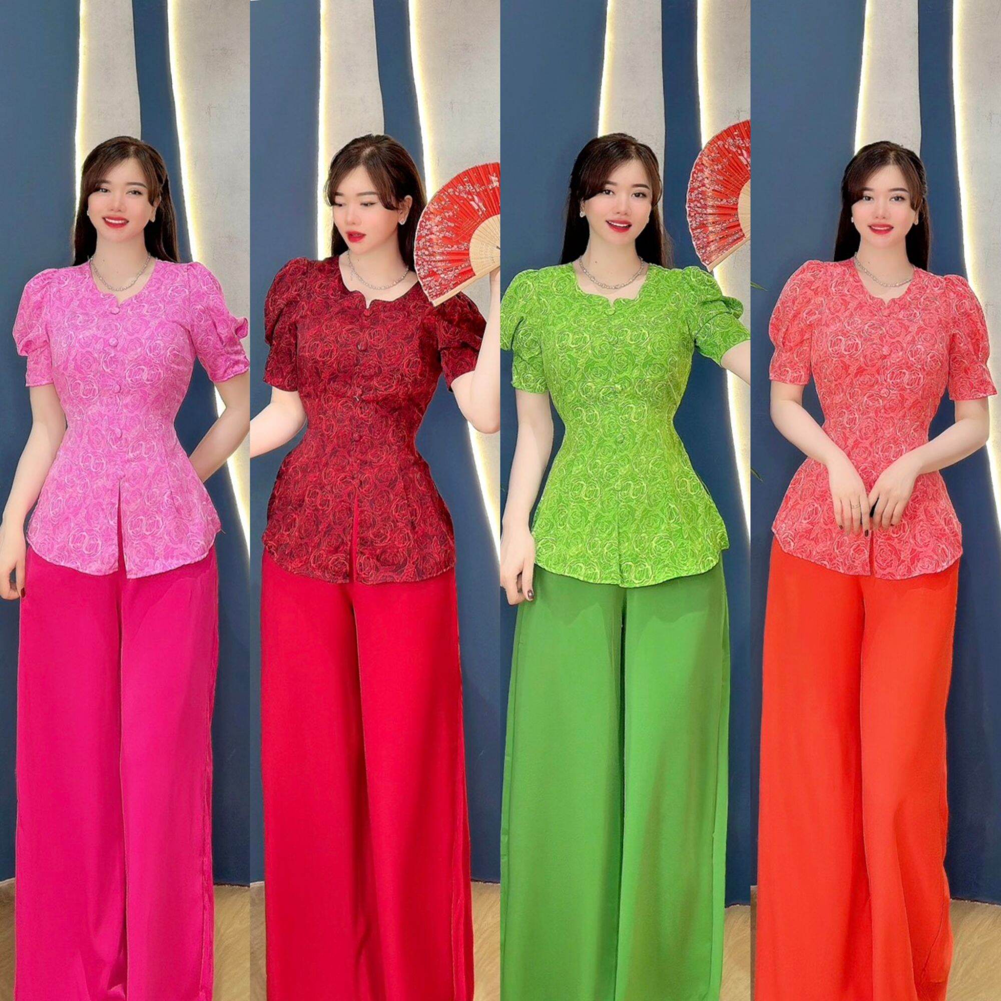 Bộ bà ba tay ngắn phòng búp/ Sét bà ba tay ngắn