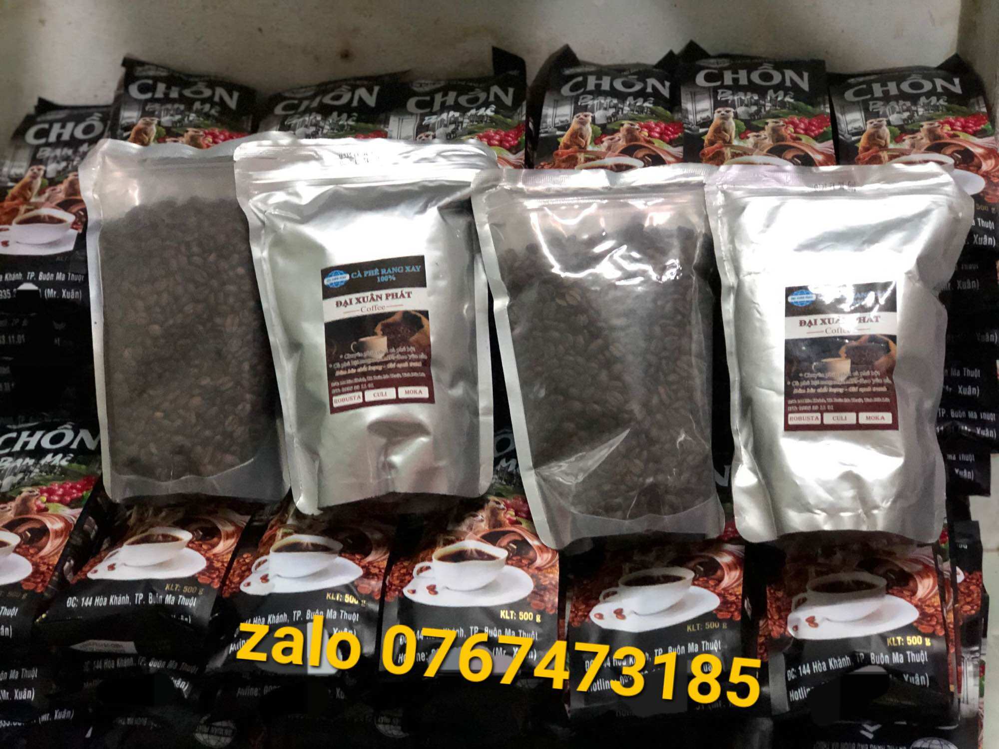 Cà phê hạt nguyên chất