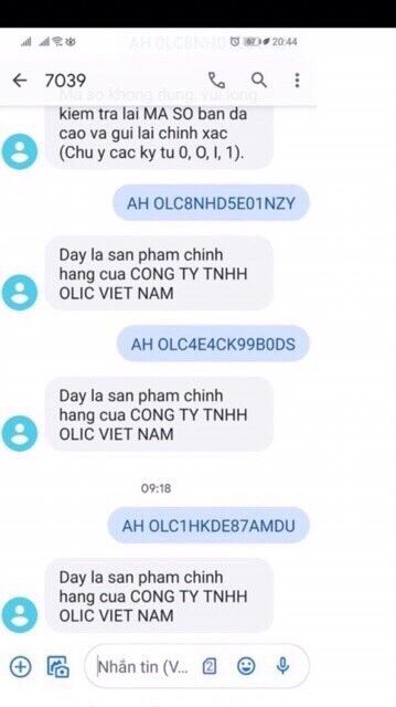Combo 10 chai kem bơ olic (bao hàng chính hãng cty 100%)