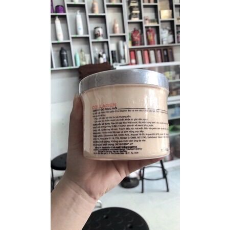 Ủ hấp dưỡng tóc Topbest collagen 500ml siêu mềm mượt