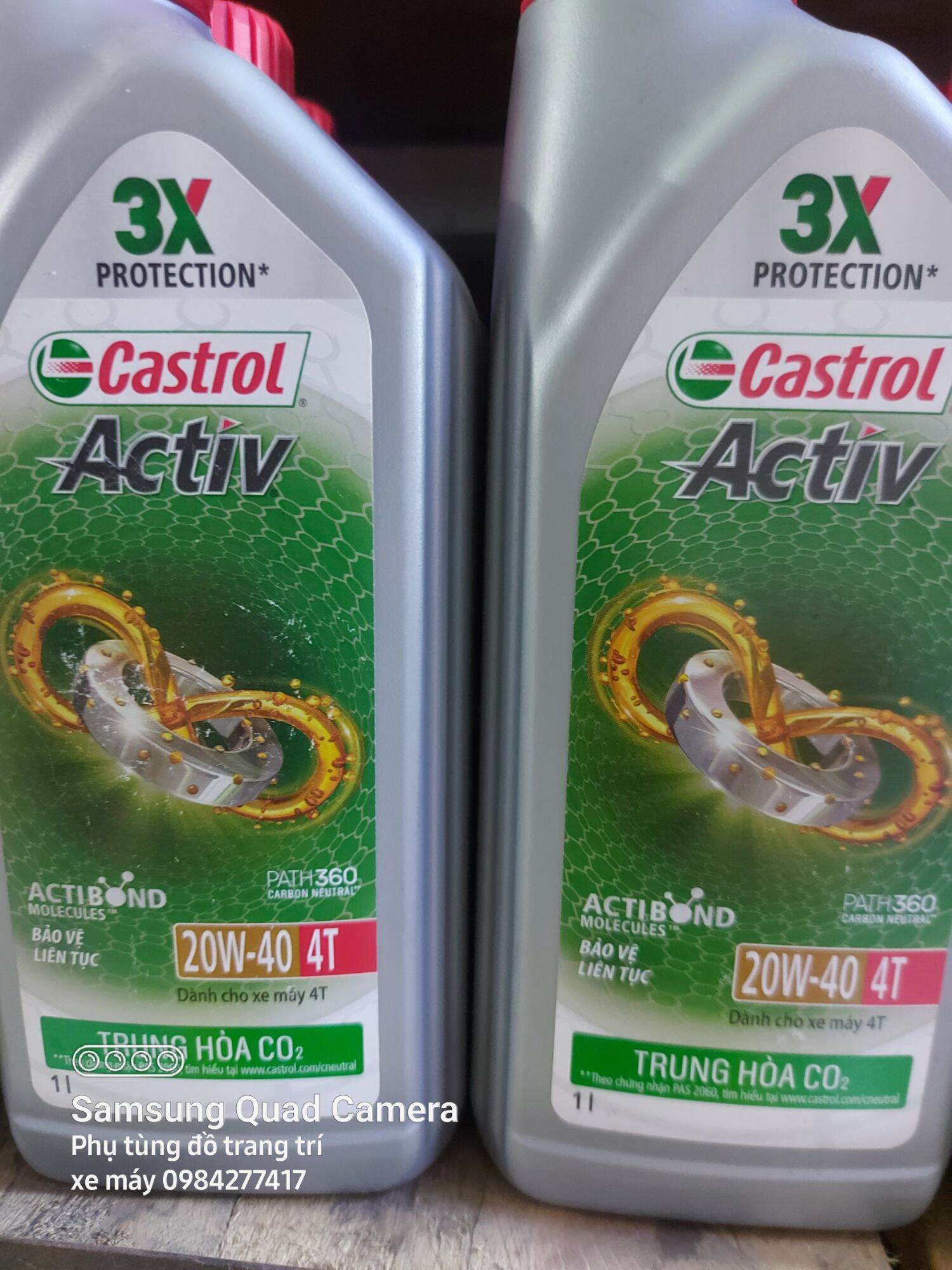 Nhớt xe máy catrol activ 20w40 1l sử dụng xe số
