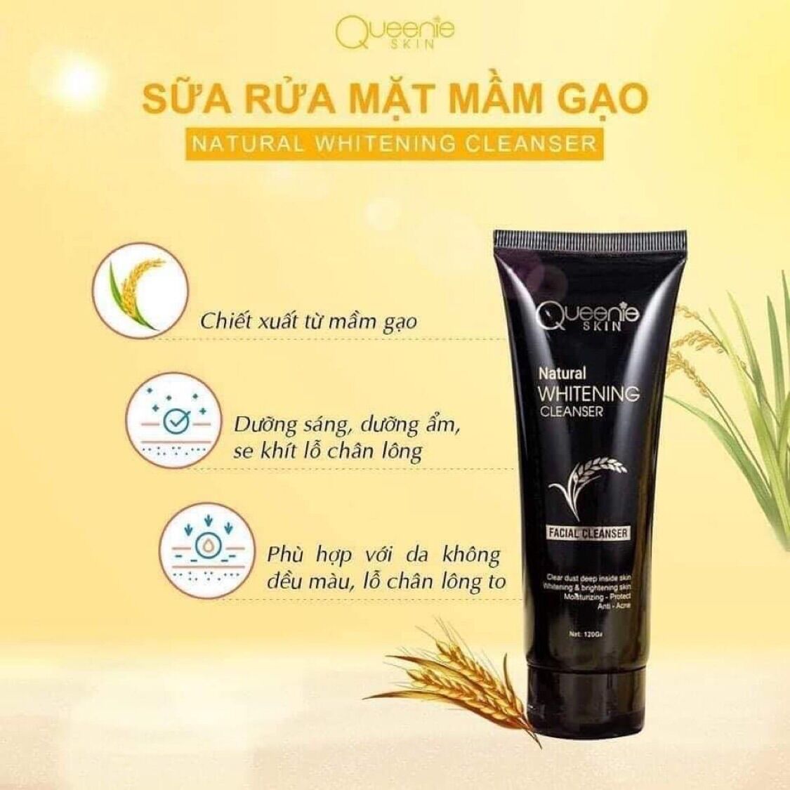 Sữa Rửa Mặt Queenie Skin