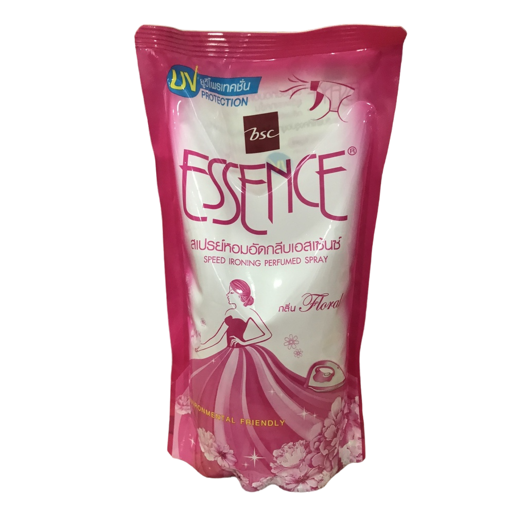 Túi 500ml nước xịt ủi thơm quần áo Essence chống ẩm mốc mềm vải lưu hương lâu
