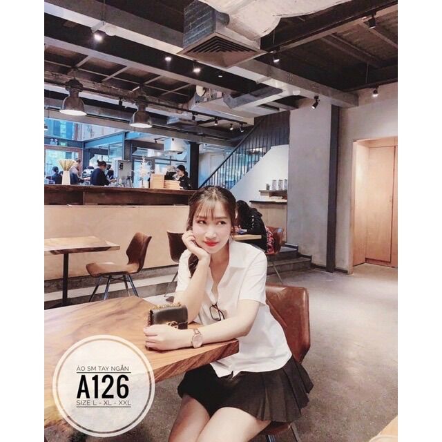 Bigsize ÁO SƠ MI TAY NGẮN A126