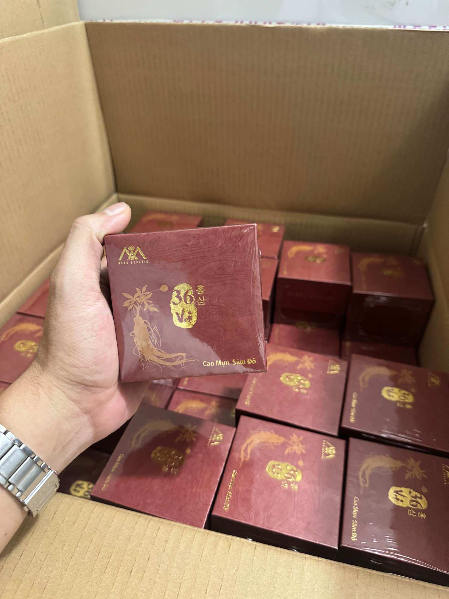 CAO SÂM MỤN 15gr fullsize _Chính Hãng Cao Sâm Đỏ 36 Vị