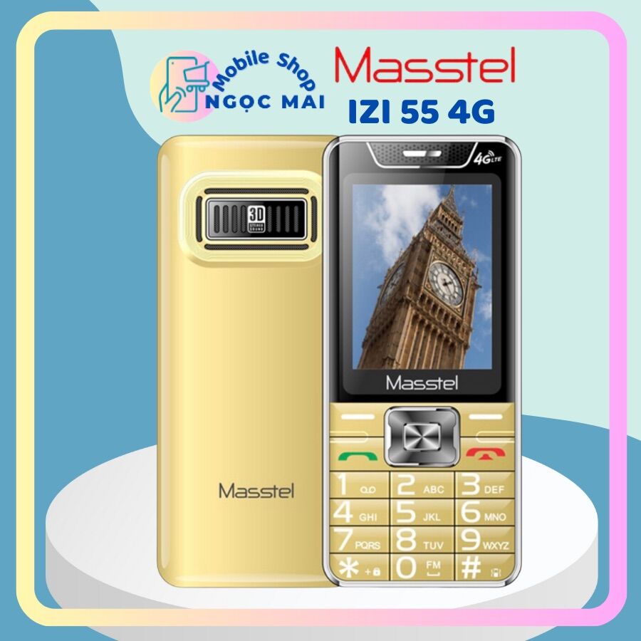 Điện thoại Masstel Izi 55 4G - Hàng chính hãng