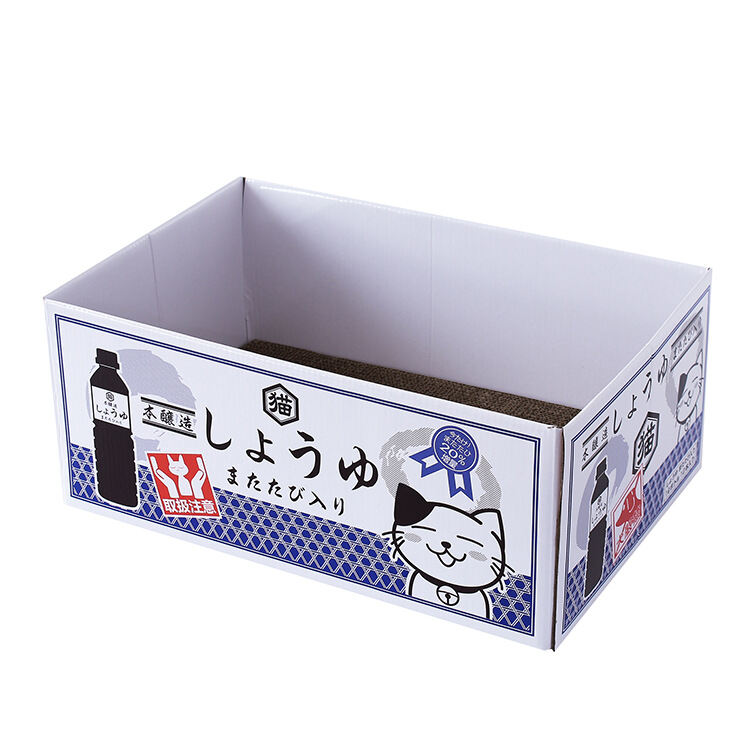 Đồ Chơi Mài Móng Vuốt Mèo Nhật Bản Đồ Chơi Cào Móng Cho Mèo Thùng Carton