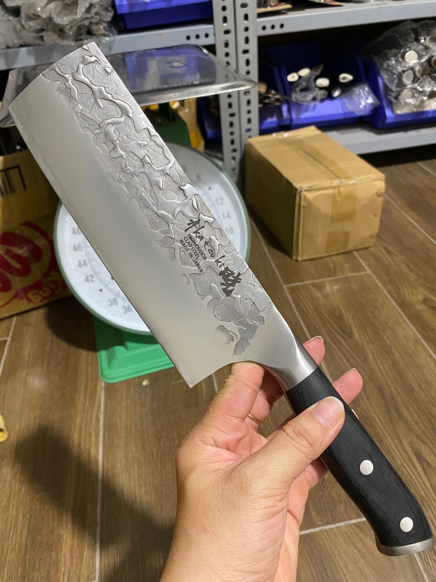 Cặp dao thái lọc Akatsuki nhật bãi, mới 98%