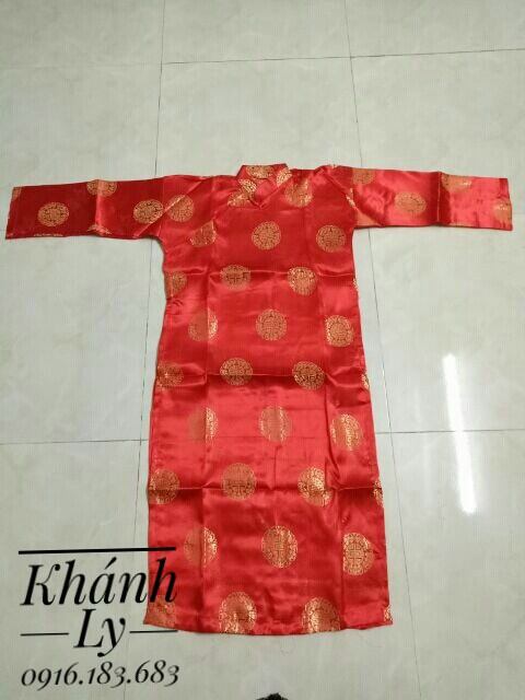 Combo Áo Dài Lễ & Mừng Thọ Gấm Silk Cao Cấp KHÁNH LY- Trang Phục Nghi Lễ Truyền Thống Sang Trọng
