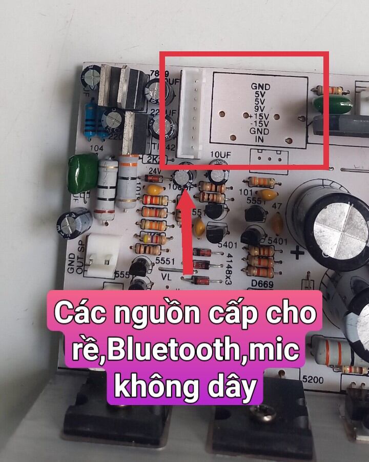 Bo Bluetooth 5.2 dùng cho amply hoặc loa kéo
