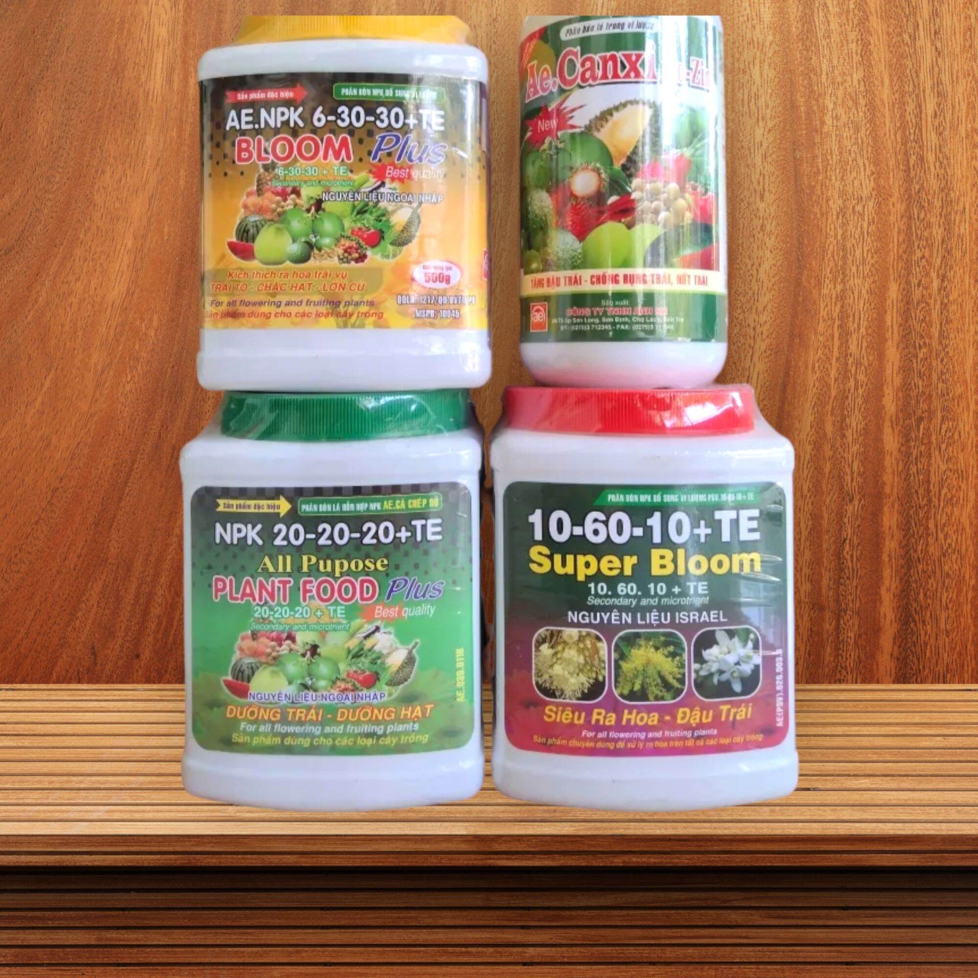 BỘ SẢN PHẨM PHÂN BÓN LÁ NPK 3 SỐ. PHỤC VỤ TẤT CẢ CÁC GIAI ĐOẠN CÂY TRỒNG GỒM: NPK 20 - 20 - 20 - TE.