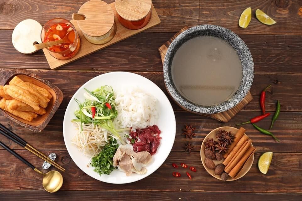Bát đá thố đá giữ nhiệt 20cm phở bát đá cơm trộn bát đá