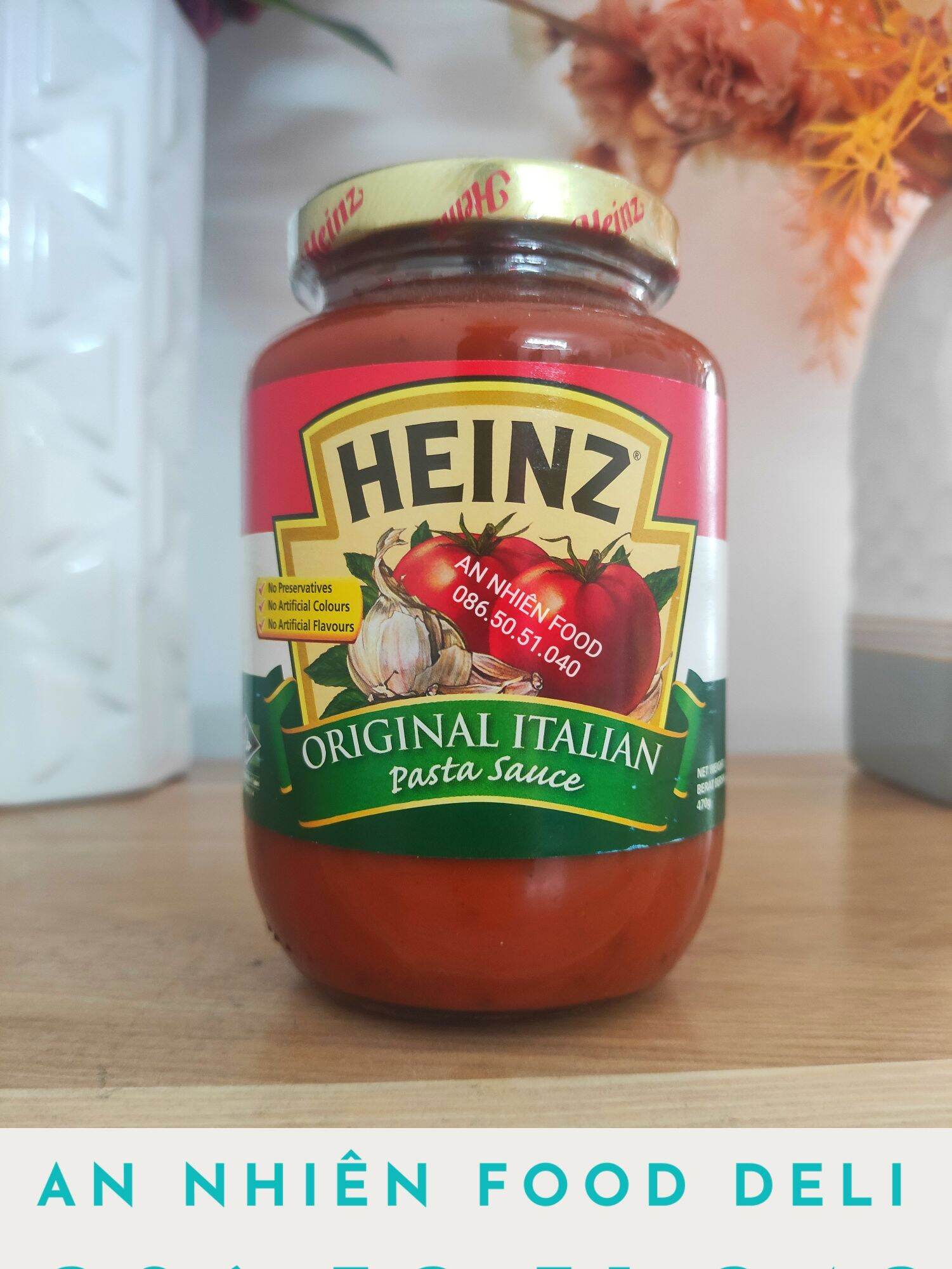 Xốt Mỳ Ý Heinz truyền thống Italia 470GM